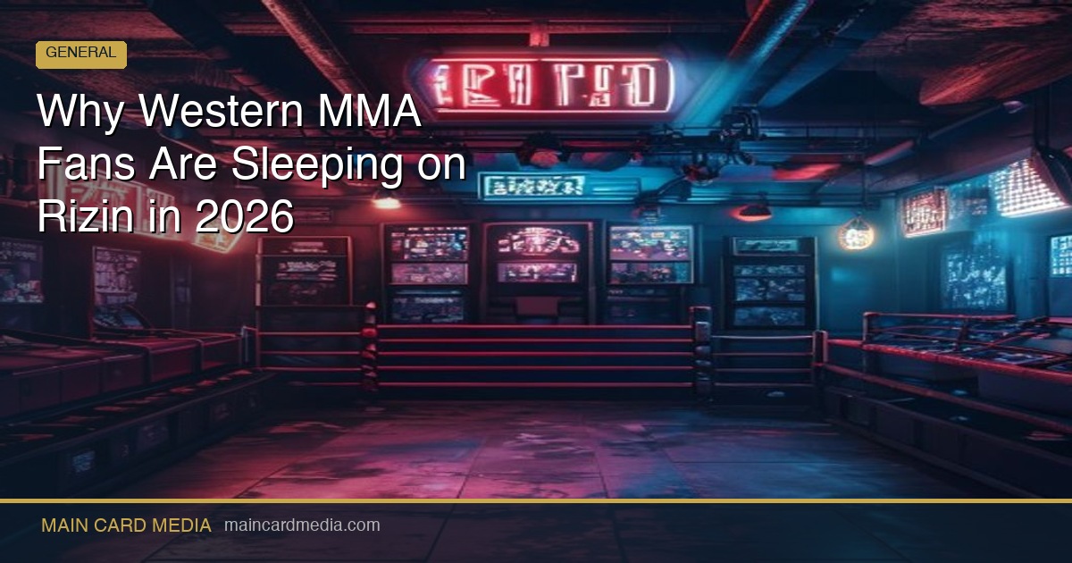 Why Western MMA Fans Are Sleeping on Rizin in 2026