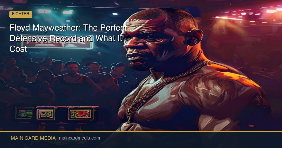 Floyd Mayweather: The Perfect Defensive Record and What It Cost