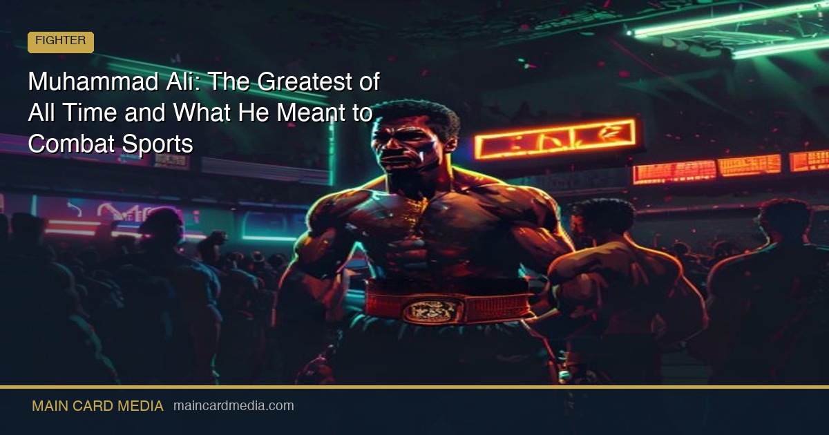 Muhammad Ali: The Greatest of All Time and What He Meant to Combat Sports