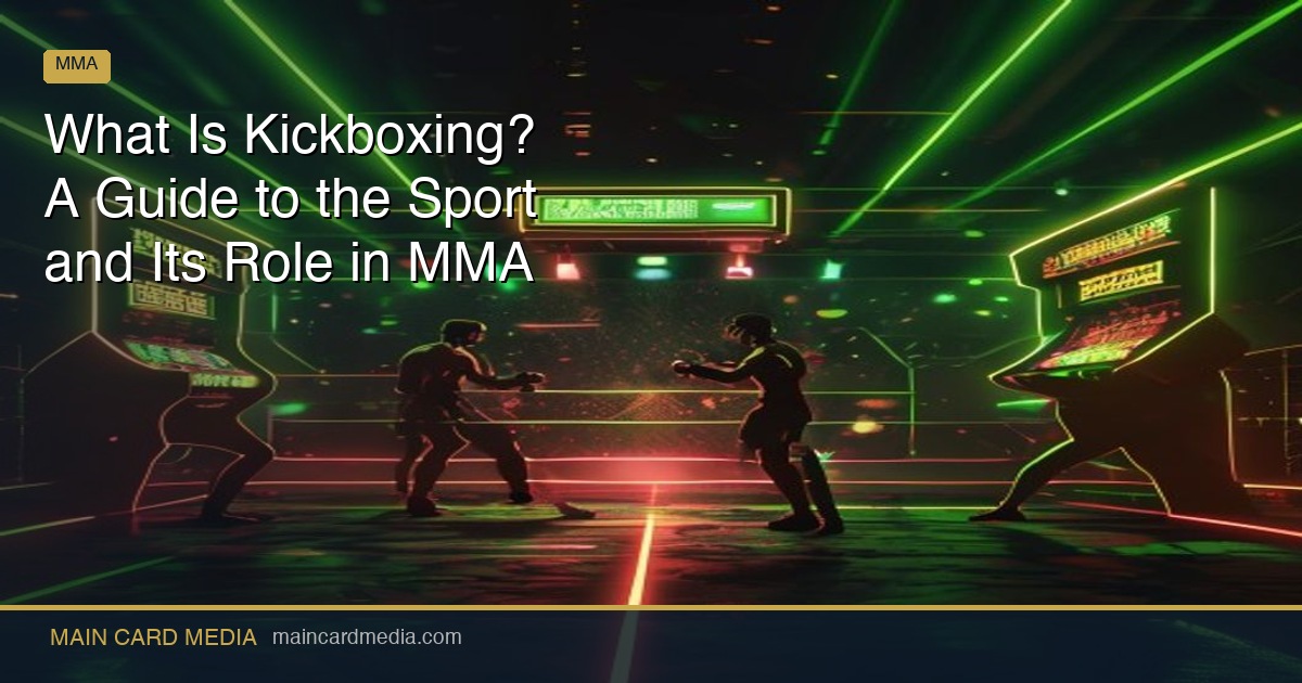 What Is Kickboxing? A Guide to the Sport and Its Role in MMA