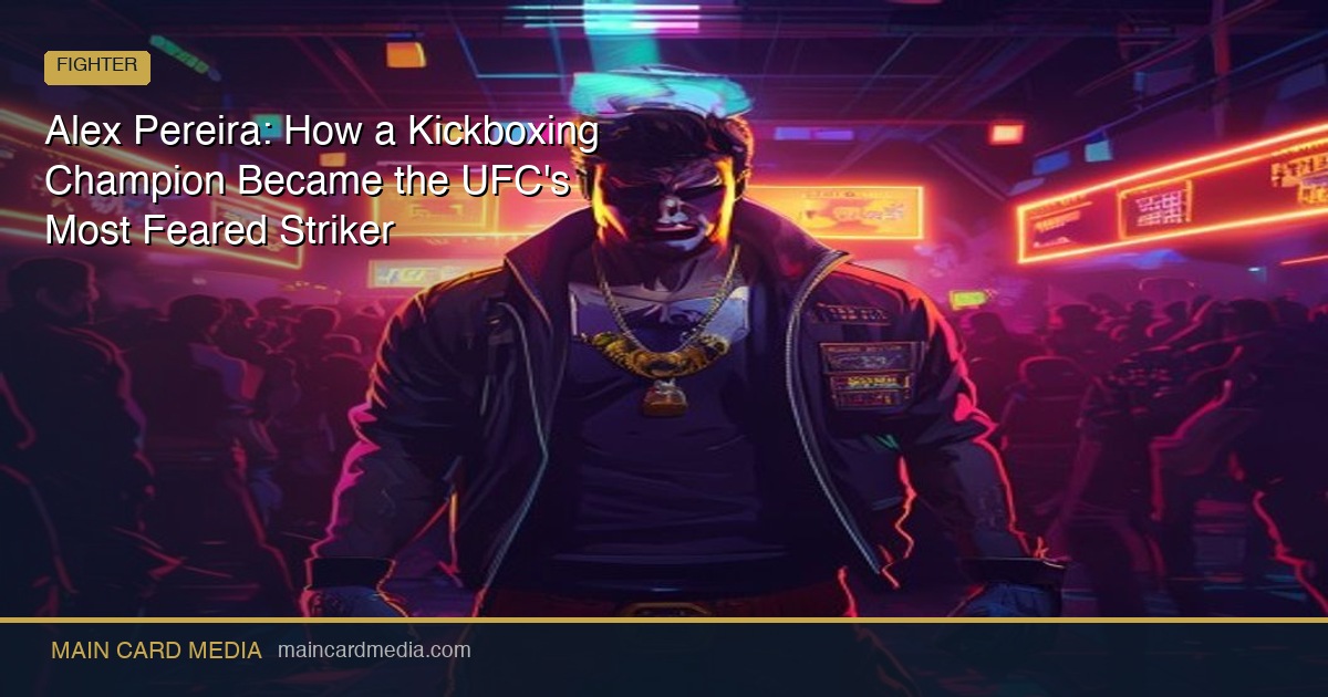 Alex Pereira: How a Kickboxing Champion Became the UFC’s Most Feared Striker