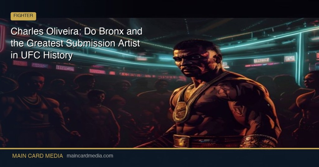 Charles Oliveira: Do Bronx and the Greatest Submission Artist in UFC&nbsp;History