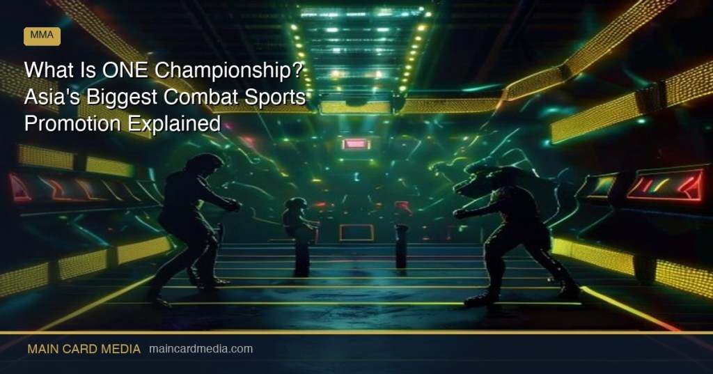 What Is ONE Championship? Asia’s Biggest Combat Sports Promotion&nbsp;Explained