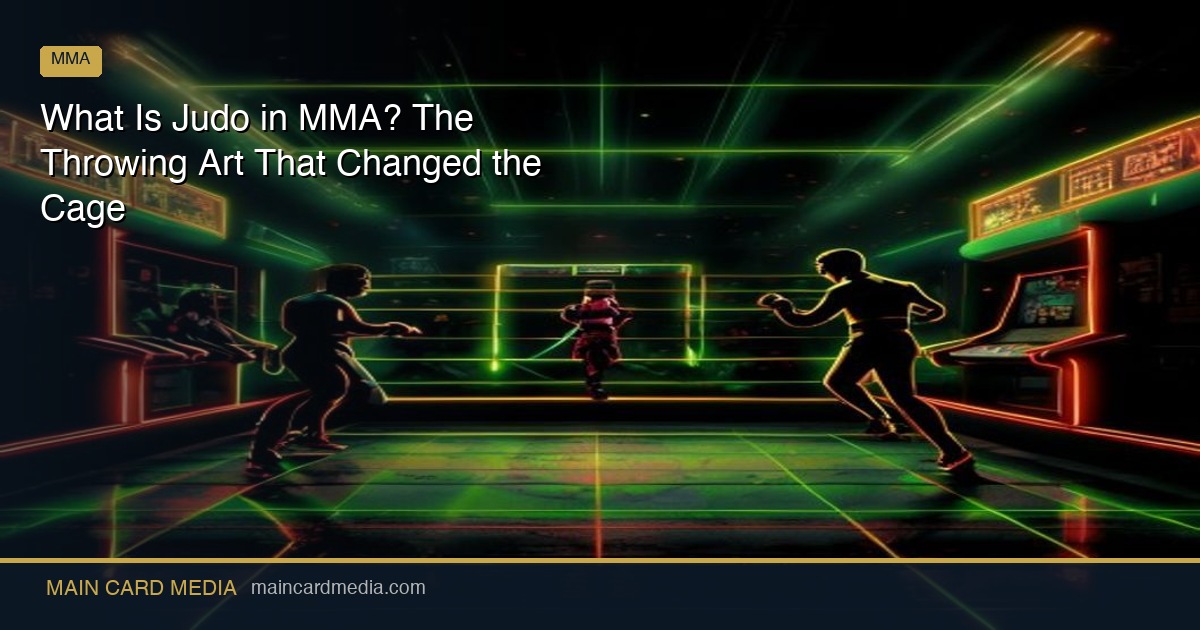 What Is Judo in MMA? The Throwing Art That Changed the Cage