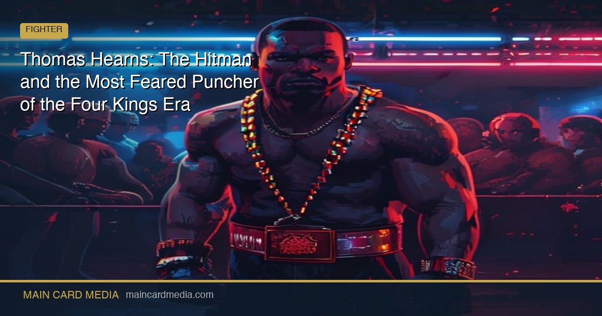Thomas Hearns: The Hitman and the Most Feared Puncher of the Four Kings Era