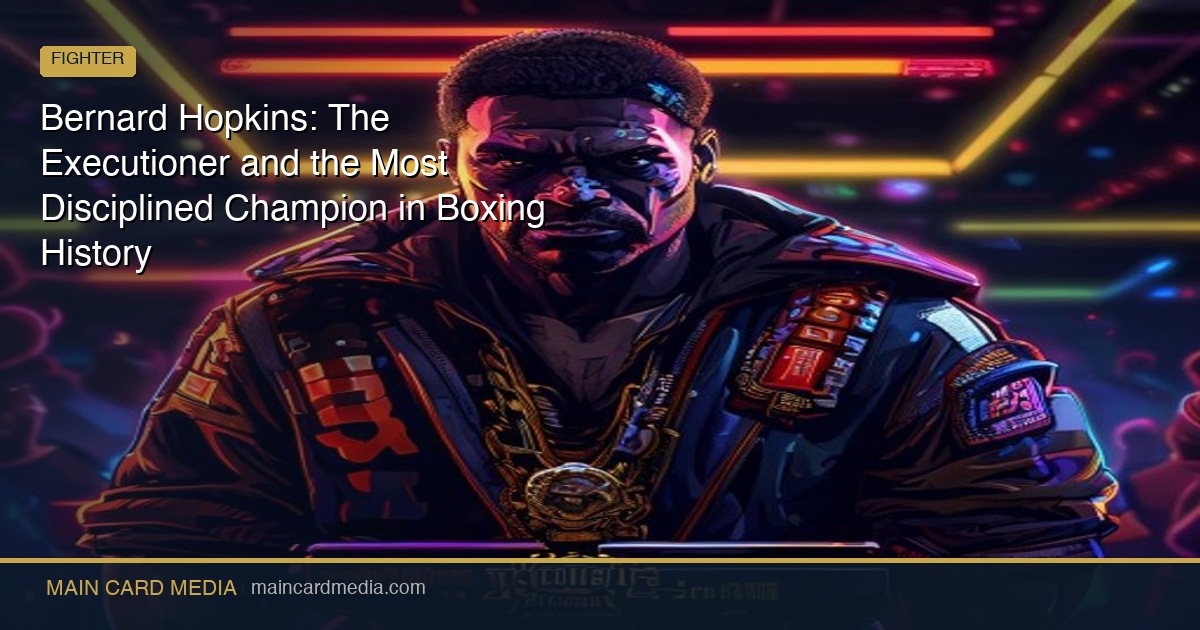 Bernard Hopkins: The Executioner and the Most Disciplined Champion in Boxing History