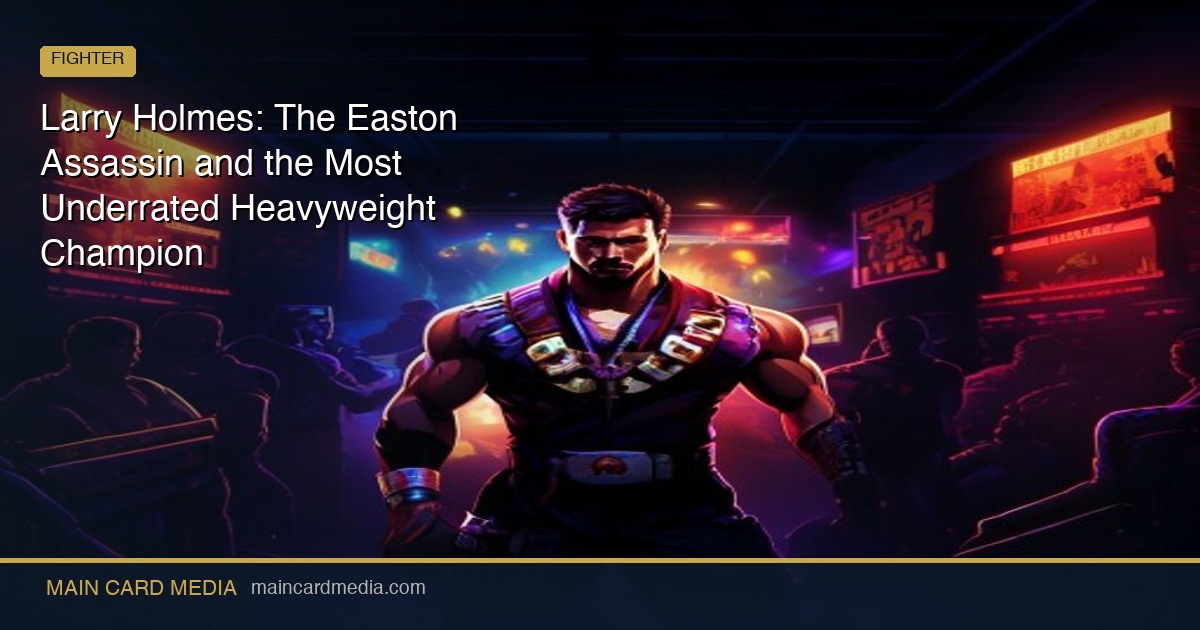 Larry Holmes: The Easton Assassin and the Most Underrated Heavyweight Champion