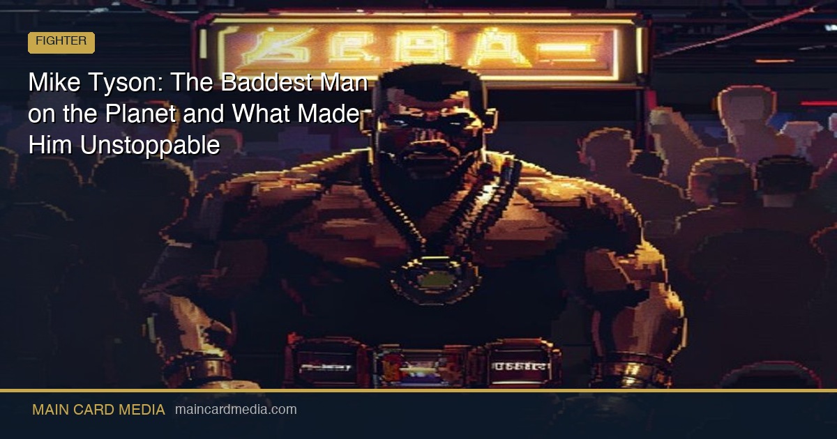 Mike Tyson: The Baddest Man on the Planet and What Made Him Unstoppable