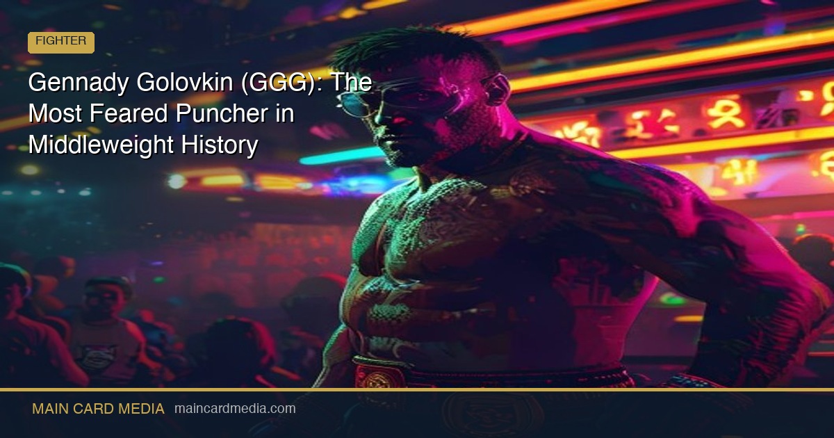 Gennady Golovkin (GGG): The Most Feared Puncher in Middleweight History