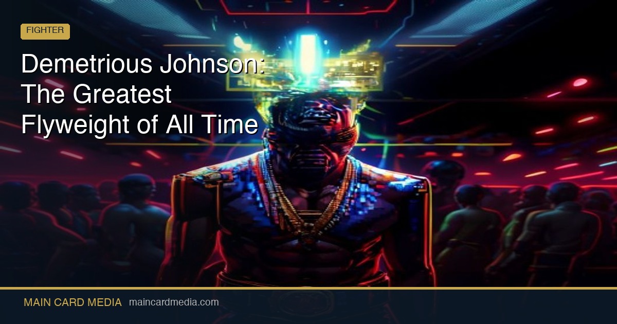 Demetrious Johnson: The Greatest Flyweight of All Time