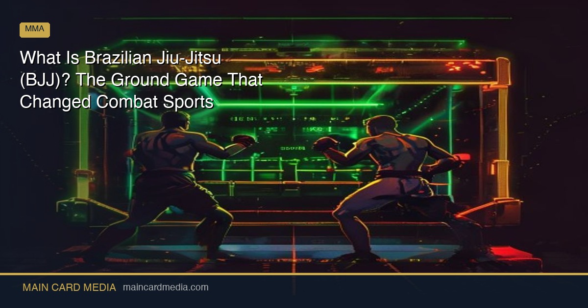 What Is Brazilian Jiu-Jitsu (BJJ)? The Ground Game That Changed Combat Sports