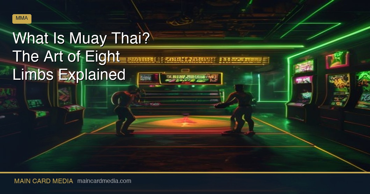 What Is Muay Thai? The Art of Eight Limbs Explained
