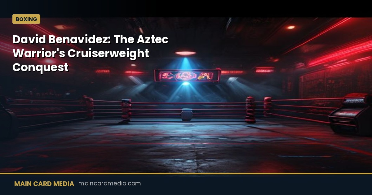 David Benavidez: The Aztec Warrior’s Cruiserweight Conquest