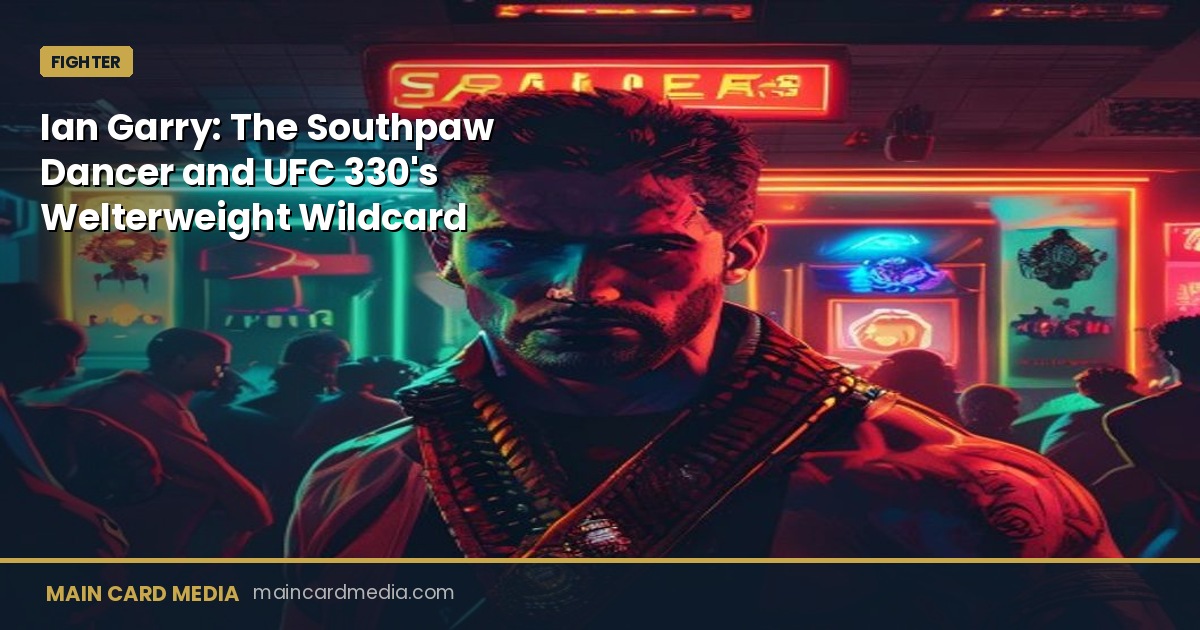 Ian Garry: The Southpaw Dancer and UFC 330’s Welterweight Wildcard