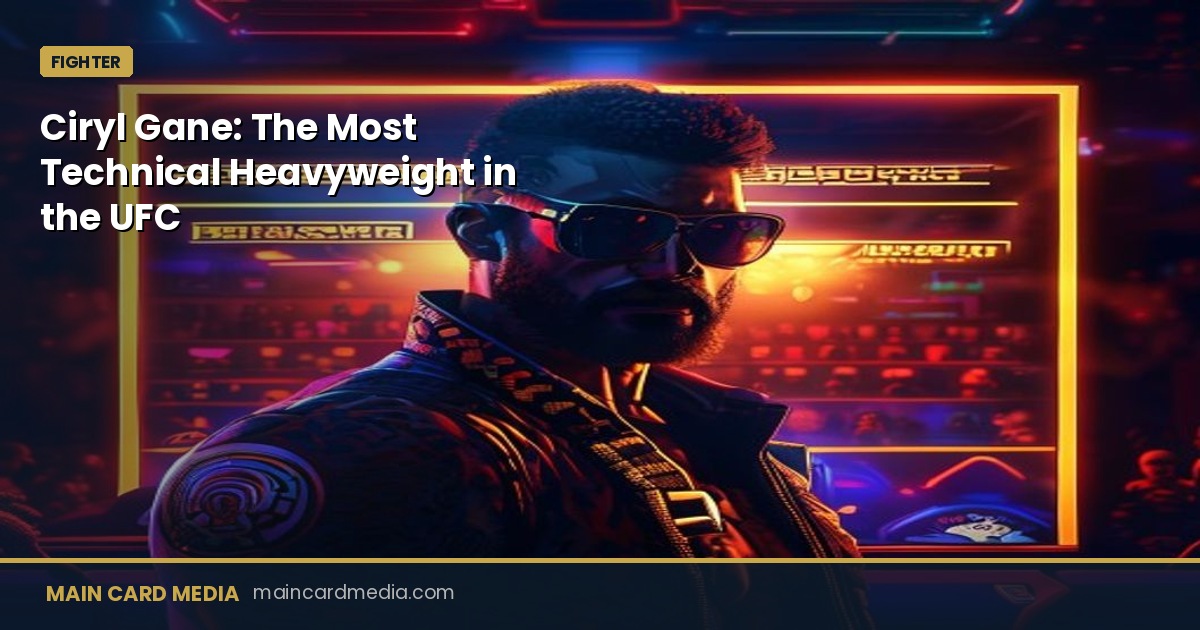 Ciryl Gane: The Most Technical Heavyweight in the UFC