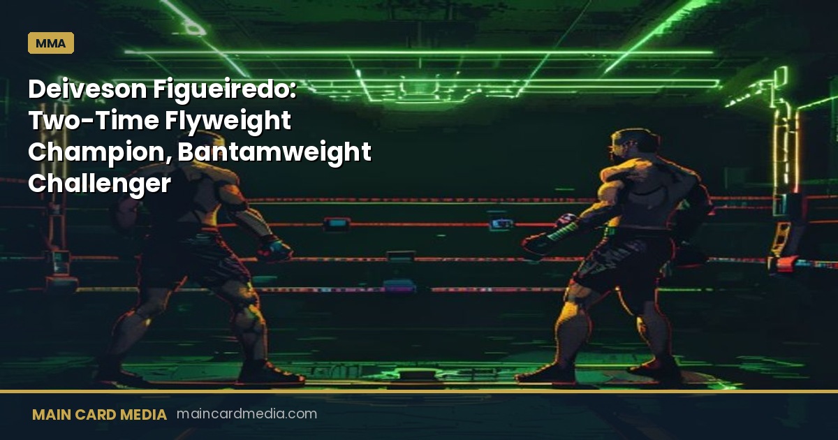 Deiveson Figueiredo: Two-Time Flyweight Champion, Bantamweight Challenger