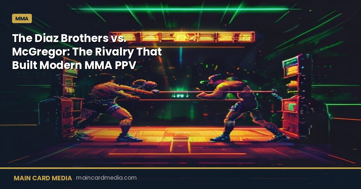 The Diaz Brothers vs. McGregor: The Rivalry That Built Modern MMA PPV
