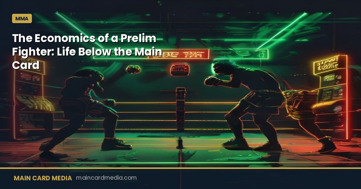 The Economics of a Prelim Fighter: Life Below the Main Card