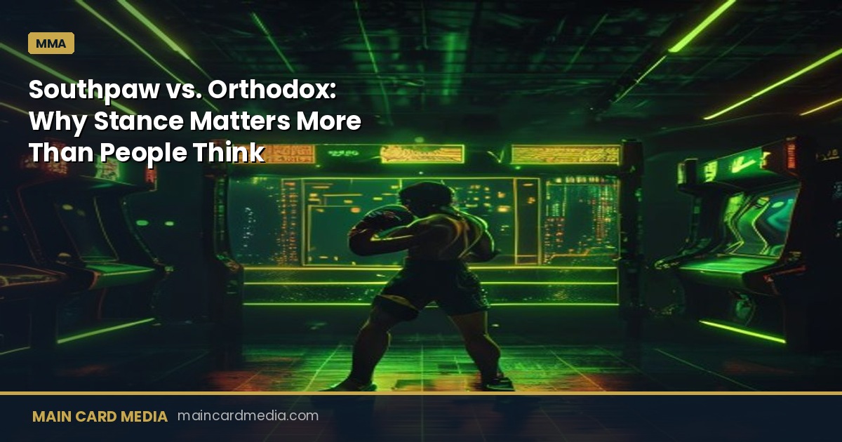 Southpaw vs. Orthodox: Why Stance Matters More Than People Think