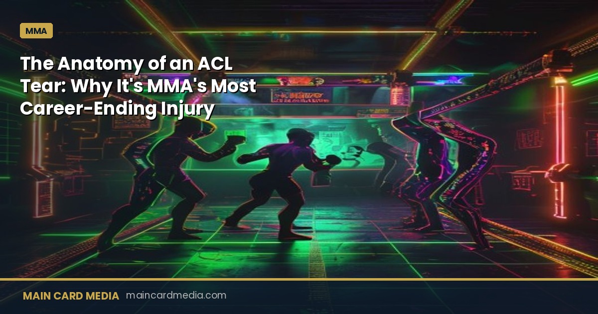 The Anatomy of an ACL Tear: Why It’s MMA’s Most Career-Ending Injury
